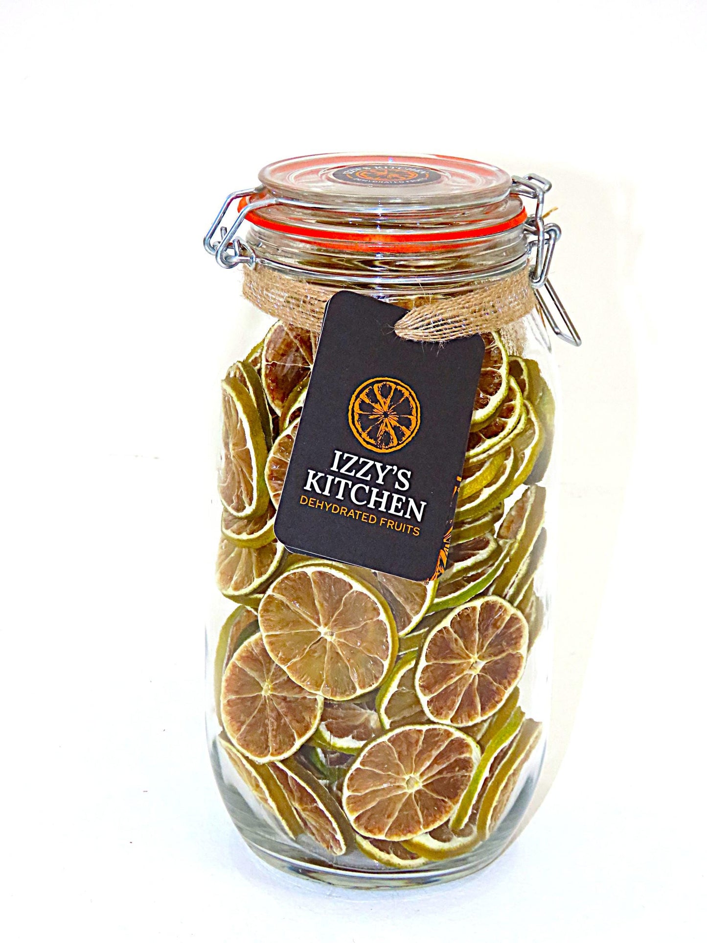 Lime Dehydrated Wheel Slices x40